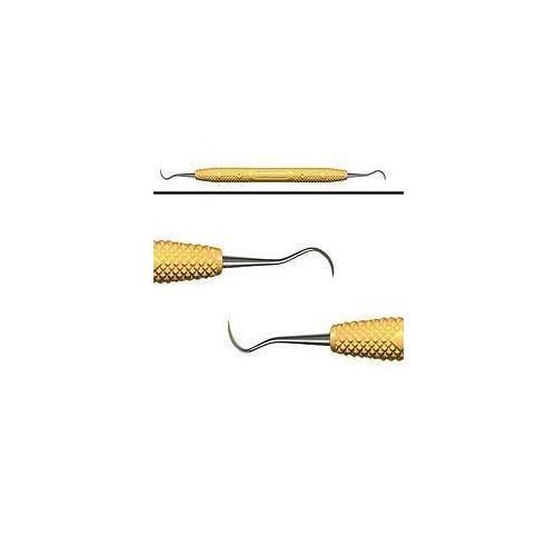 PDT R138 Cruise Line Montana Jack Double End Sickle Scaler Yellow Resin Handle