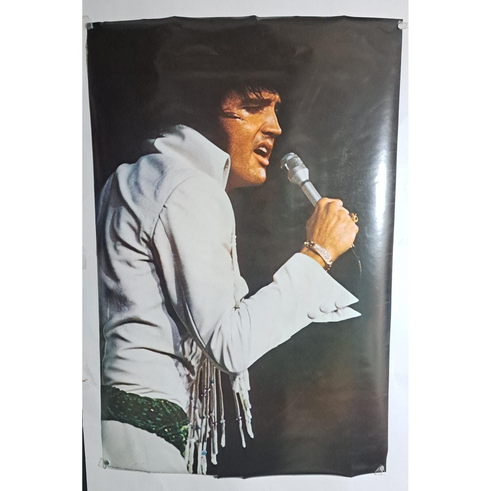 Elvis Presley Poster 1972 Minerva Copenhagen 24x36 Original Promo Print Scotland