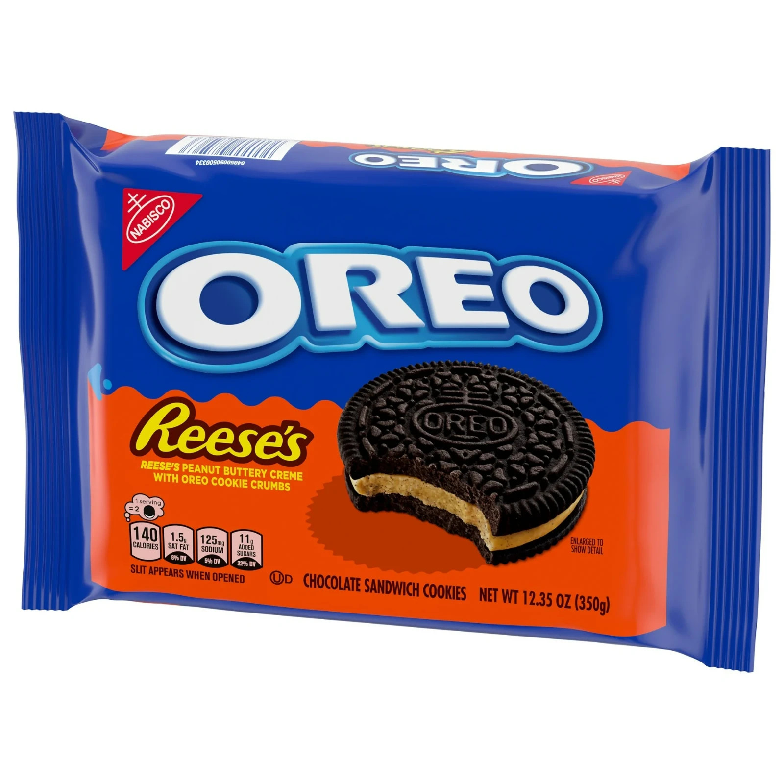 5 Pack OREO REESE'S Peanut Butter Creme Chocolate Sandwich Cookies 12.35 oz Each