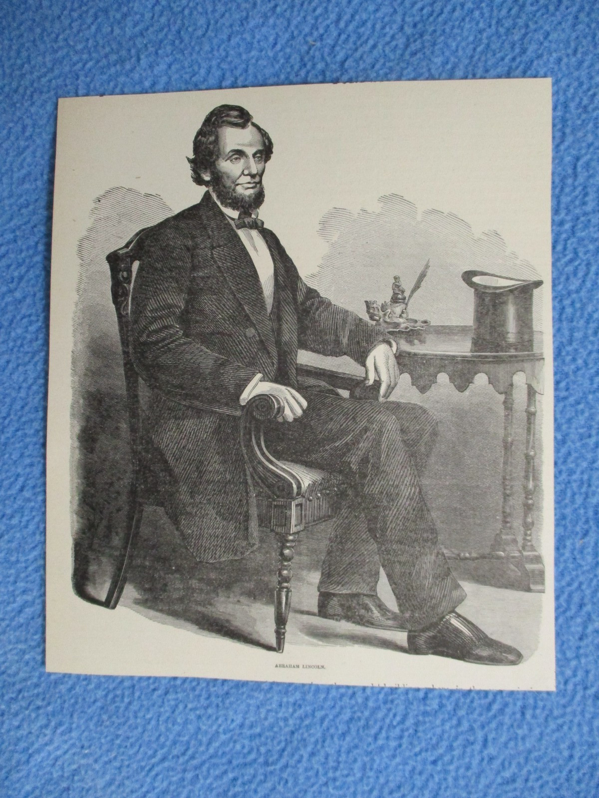 1894 Harper's Weekly Civil War Print - "Abraham Lincoln" - C MY LINCOLN PRINTS