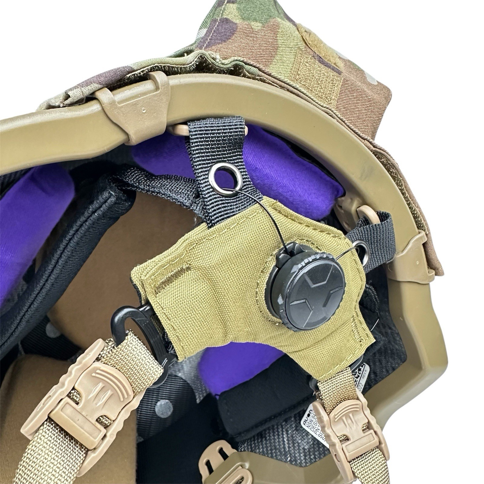 US Army 3M Ceradyne IHPS F70 Helmet Boltless 4 Point BOA Dial Chinstrap Harness