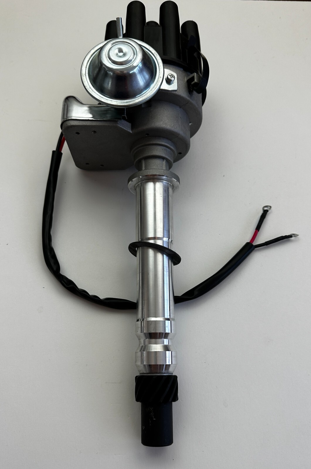 CHEVY SBC BBC 327 350 396 454 BLACK FEMALE Small Cap HEI Distributor + 45K Coil