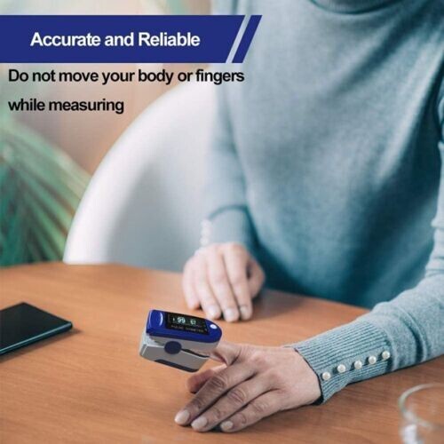 Finger Tip Pulse Oximeter SpO2 Blood Oxygen Saturation Heart Rate Monitor