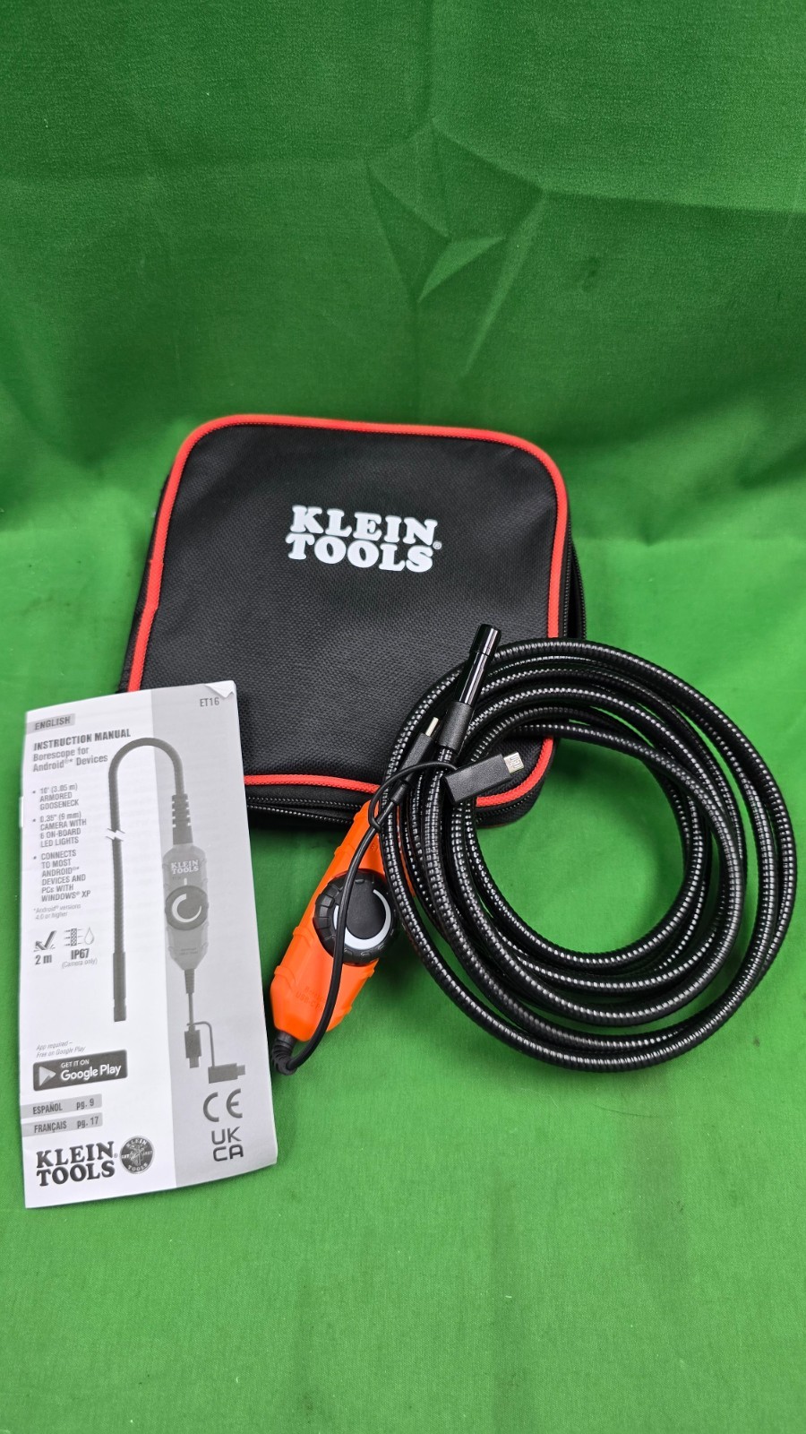 Klein Tools ET20 WiFi Borescope Inspection Camera NEW (E9)