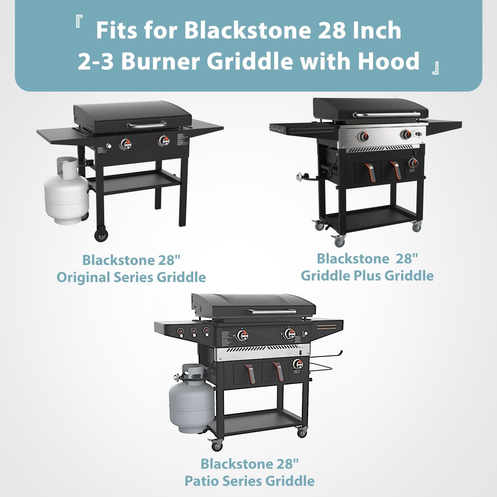 #5483 28" Griddle Cover for Blackstone 28 Inch Griddle, Heavy Duty & Lightweight