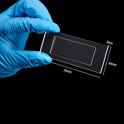 100pcs Plankton Microscope Slide Sedgwick Rafter Counting Chamber Cover Glass