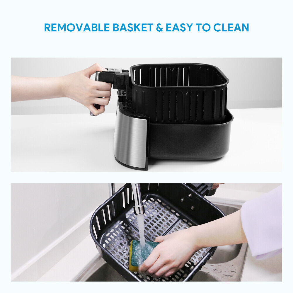 Uten Air Fryer 5.8Qt Large Capacity 5.5L Smart Electric Hot Airfryer Oven Cooker