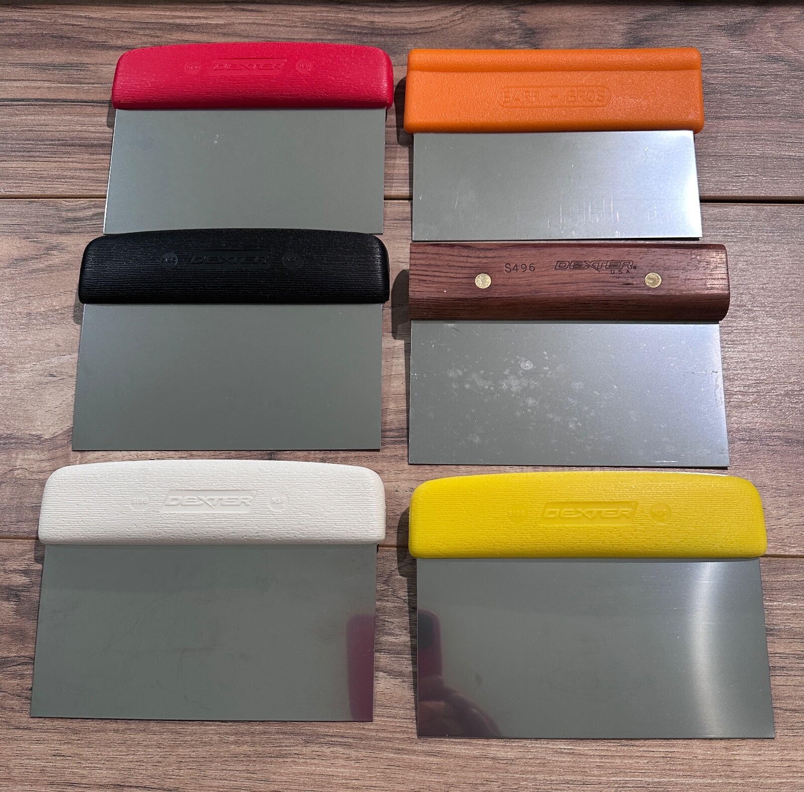 Dexter Russell Sani-Safe Dough Cutter/BBQ Blackstone grill scraper. Select Color