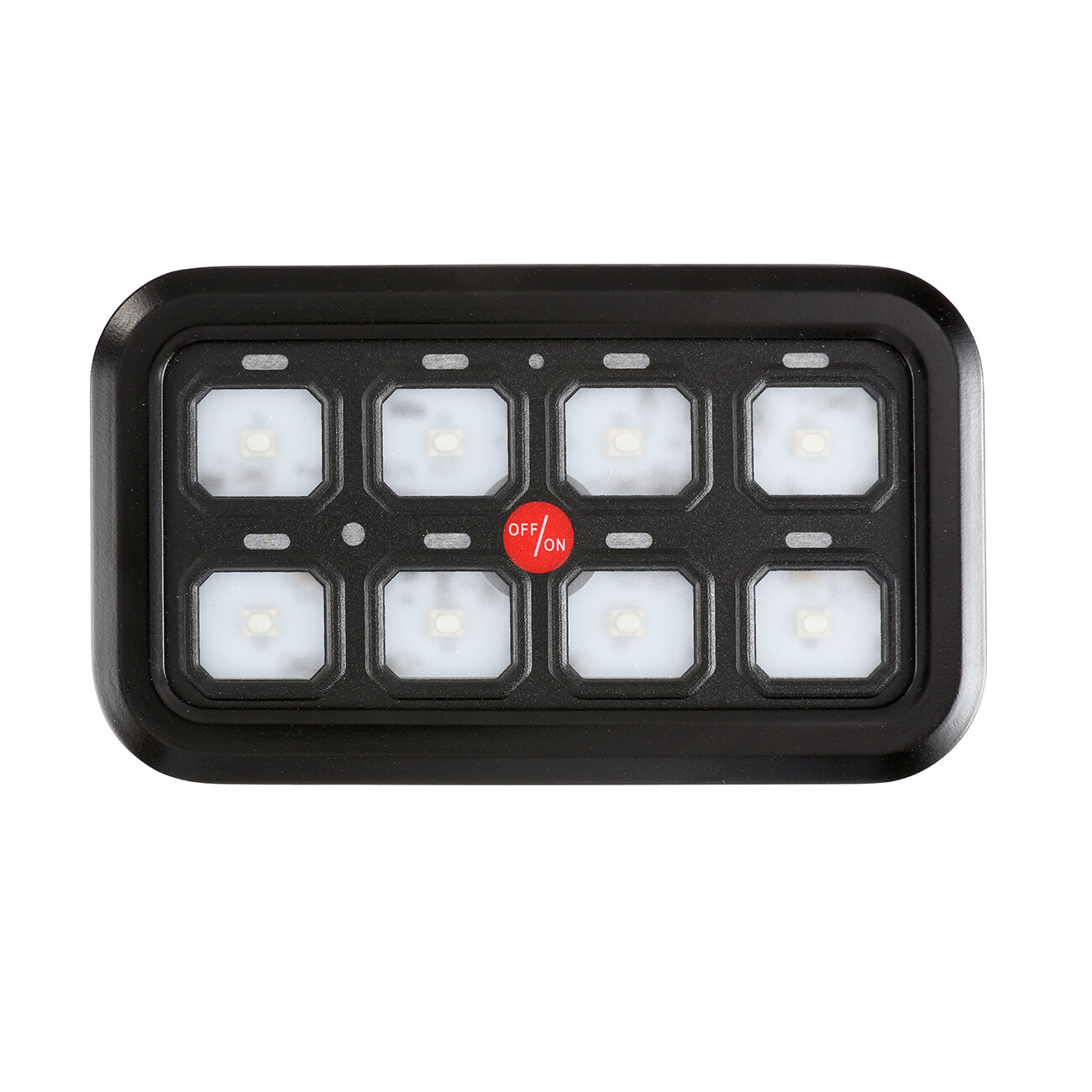 Auxbeam 8 Gang Switch Panel Automatic Dimmable Green LED On-Off Car Truck ATV