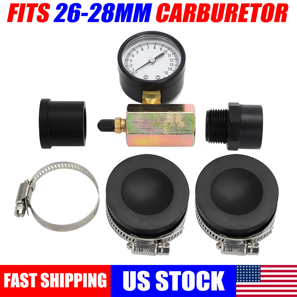 For Yamaha Banshee 26mm-28mm Carb Leakdown Test Kit Carburetor Leak Down Tester