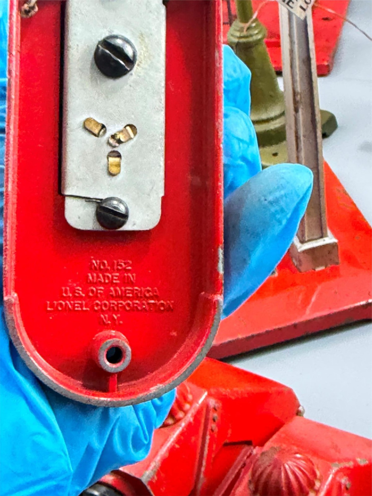 Assorted Lot of 33 O Gauge Lamp Posts Railroad Crossing Gate Bumper Etc.. AS IS