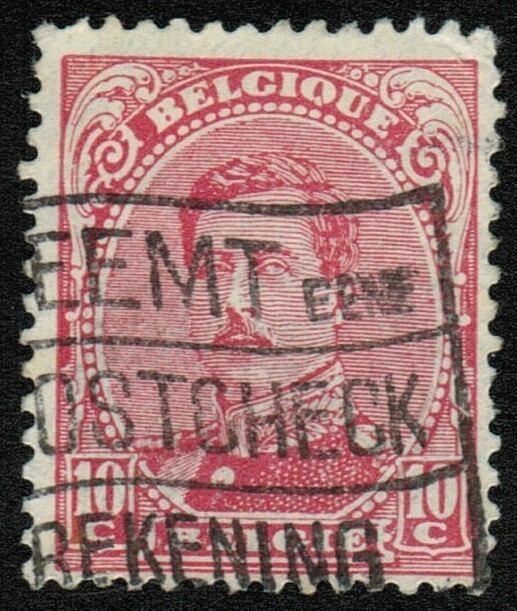 Belgium sc#112 King Albert I, Used