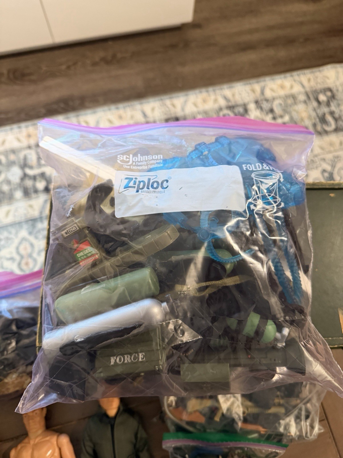 Military Action Figures Mixed Lot with Camouflage Clothing & Accessories