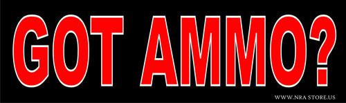 Ammo Sticker Pro Gun 'Got Ammo?' Decal Conservative Right Wing Sticker 092