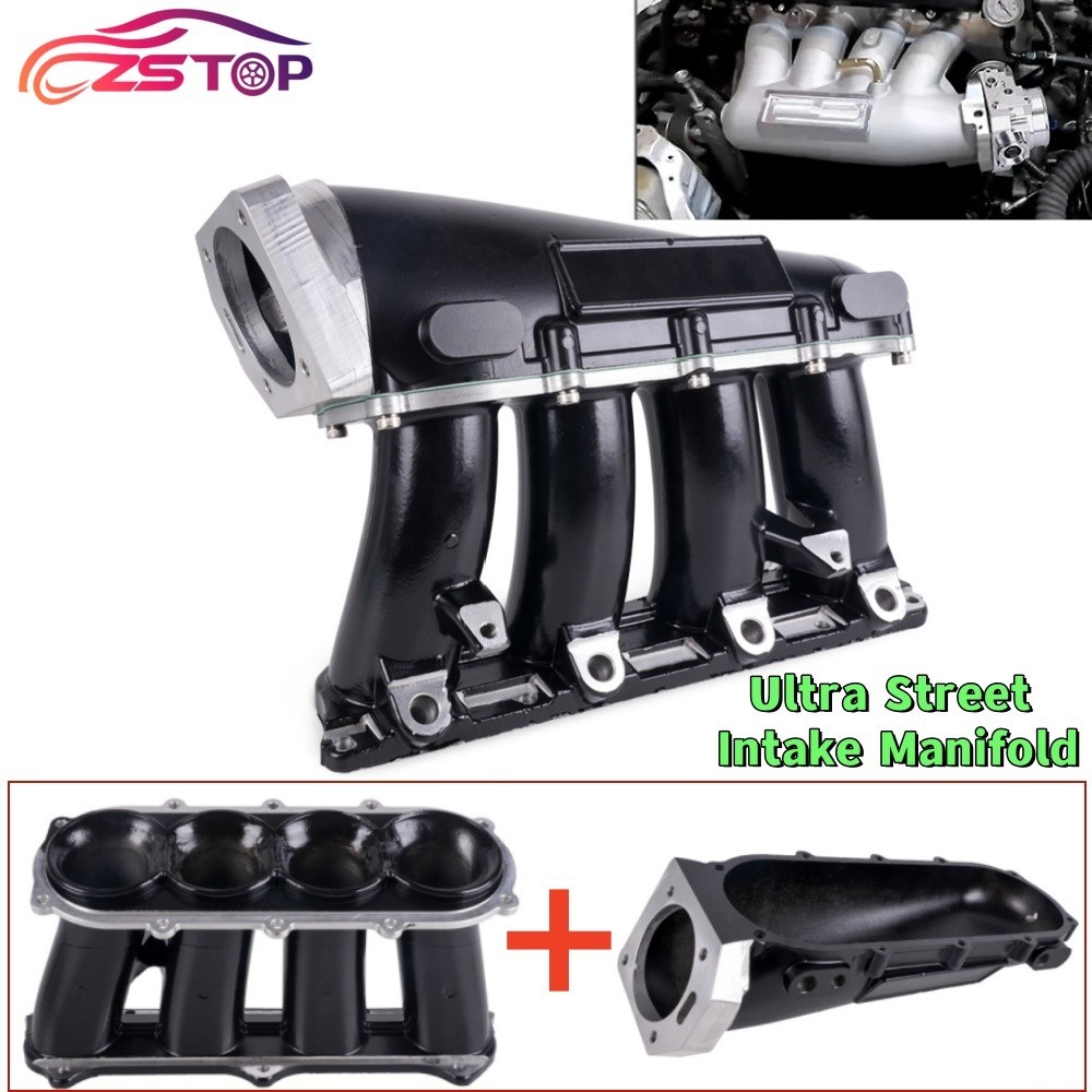 Ultra Series Street Intake Manifold Black for Honda Acura K20A/A2/A3 K24 Engines