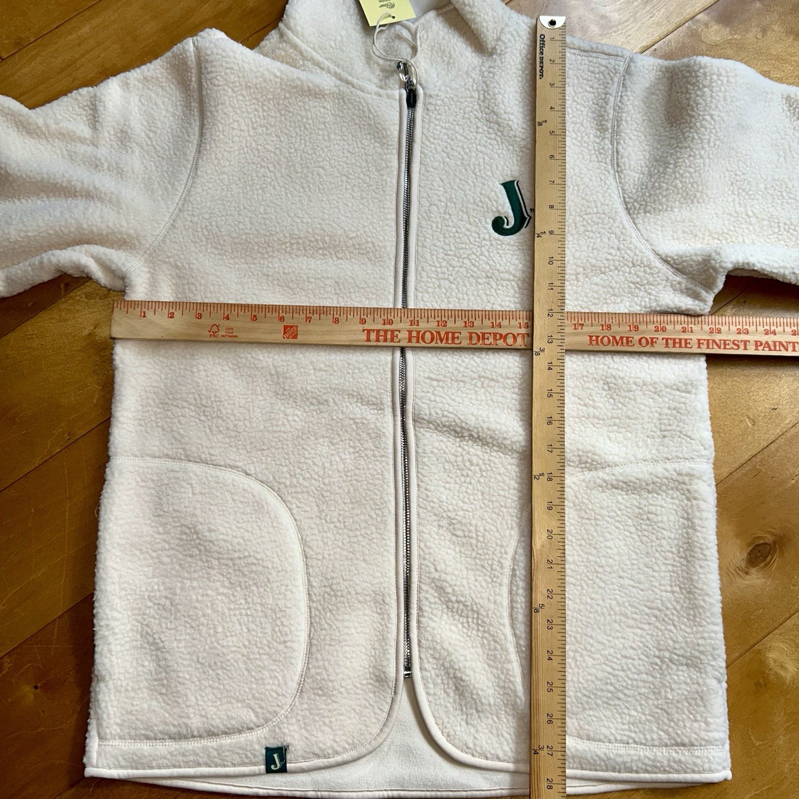 Jameson Irish Whiskey Fleece Full Zip Sweater SIZE LARGE *NEW*