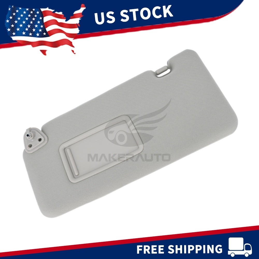 LH Left Driver Side Sun Visor Shade w/ Mirror Fit Nissan Versa S SL 1.8L 2007-12