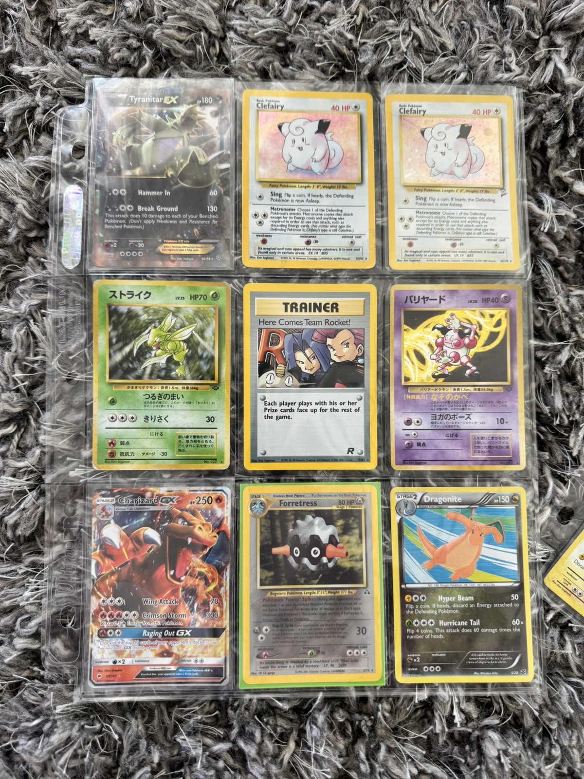 Binder Full 117 Pokemon Cards WOTC Vintage HOLO/ Rev Collection Lot Charizard