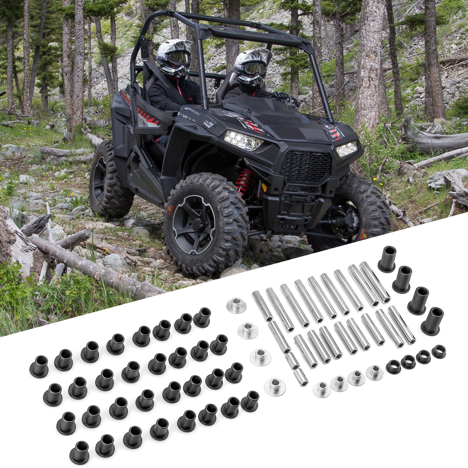 HDPE Front & Rear A-Arm Bushing Kit For Polaris RZR 900/4 900/S 900/S4 900/900XC