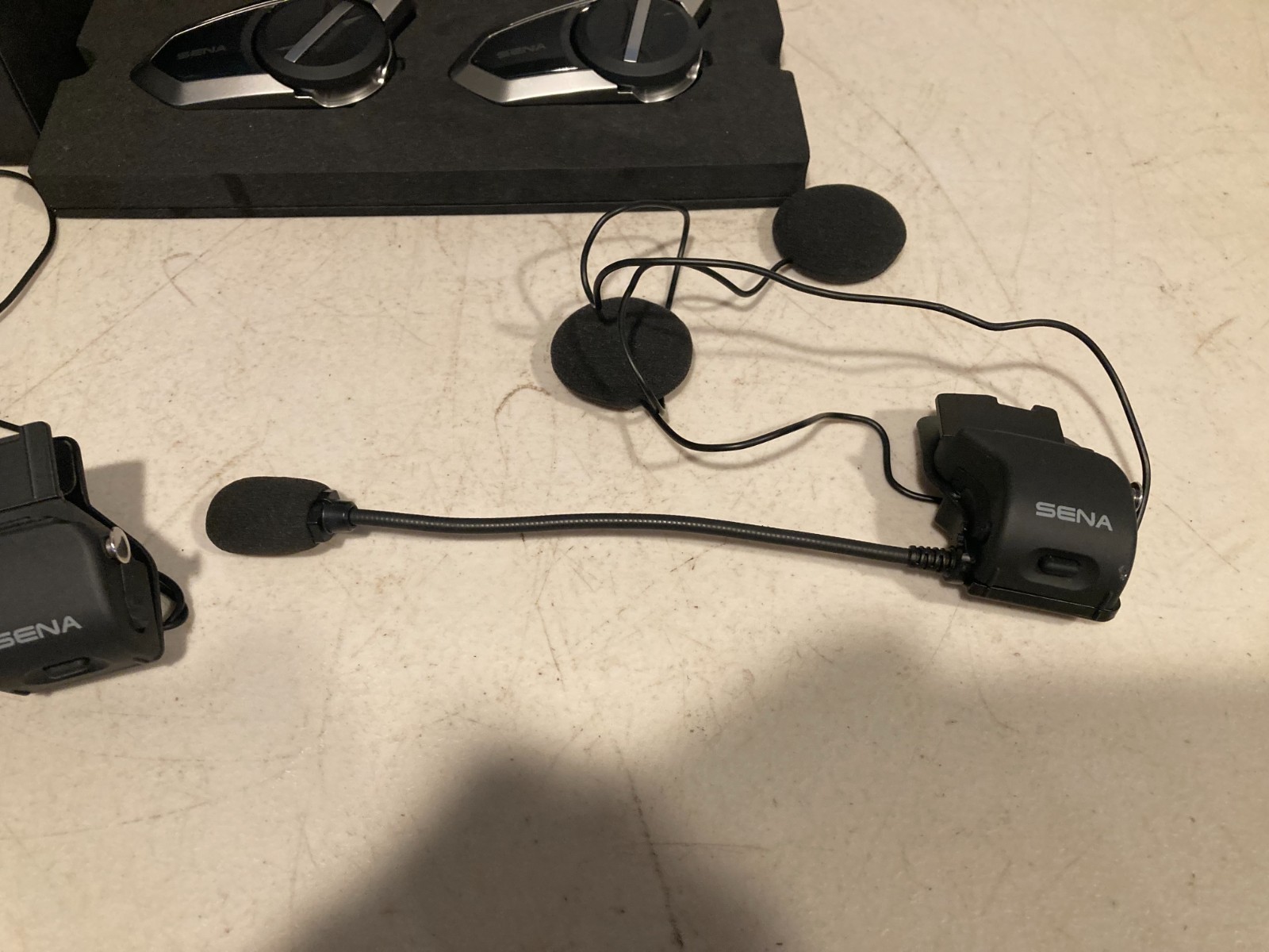 Sena 50S Dual Pack Motorcycle Bluetooth Mesh Intercom Headset System Kit LNK