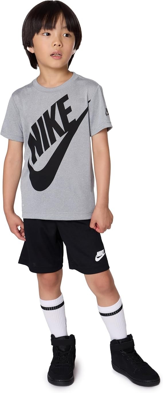 Nike Boys' Dri-FIT Futura Tee Mesh Shorts Set Size 7