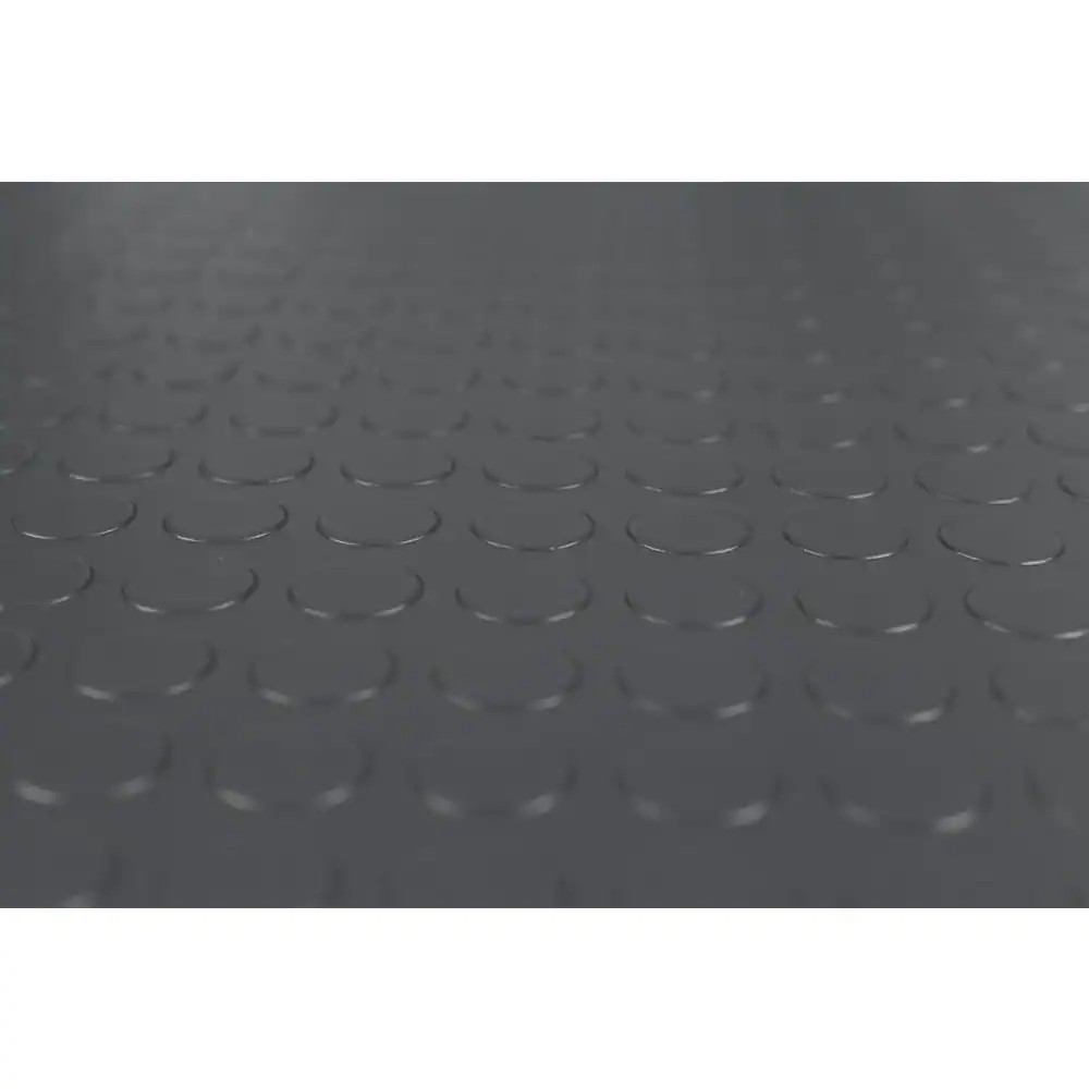 Coin 10X1 Ft. Grey Vinyl Garage Flooring Rolls