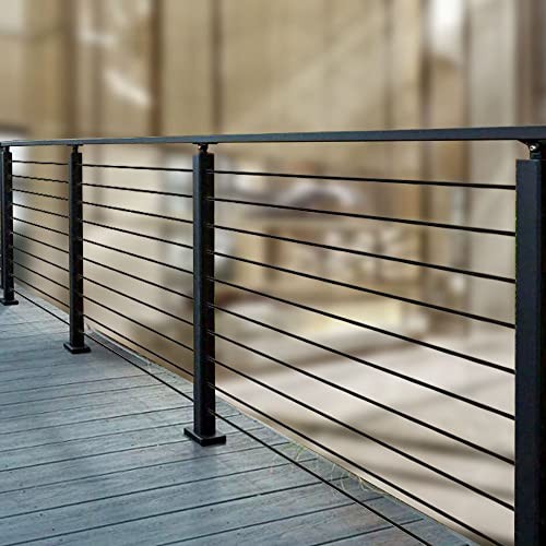 Cable de cuerda de alambre de acero inoxidable negro, para kit de hardware de