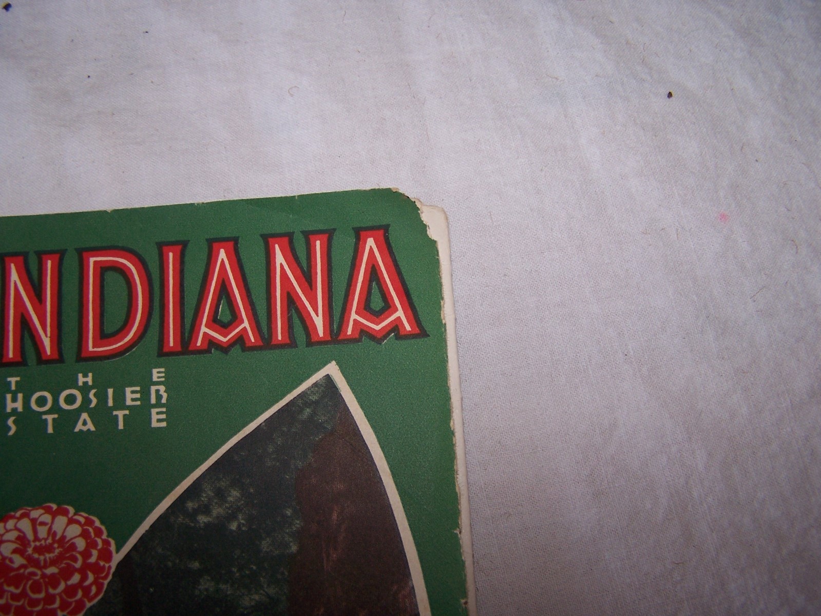 Vintage INDIANA The Hoosier State Travel Brochure CONOCO Gas & Oil