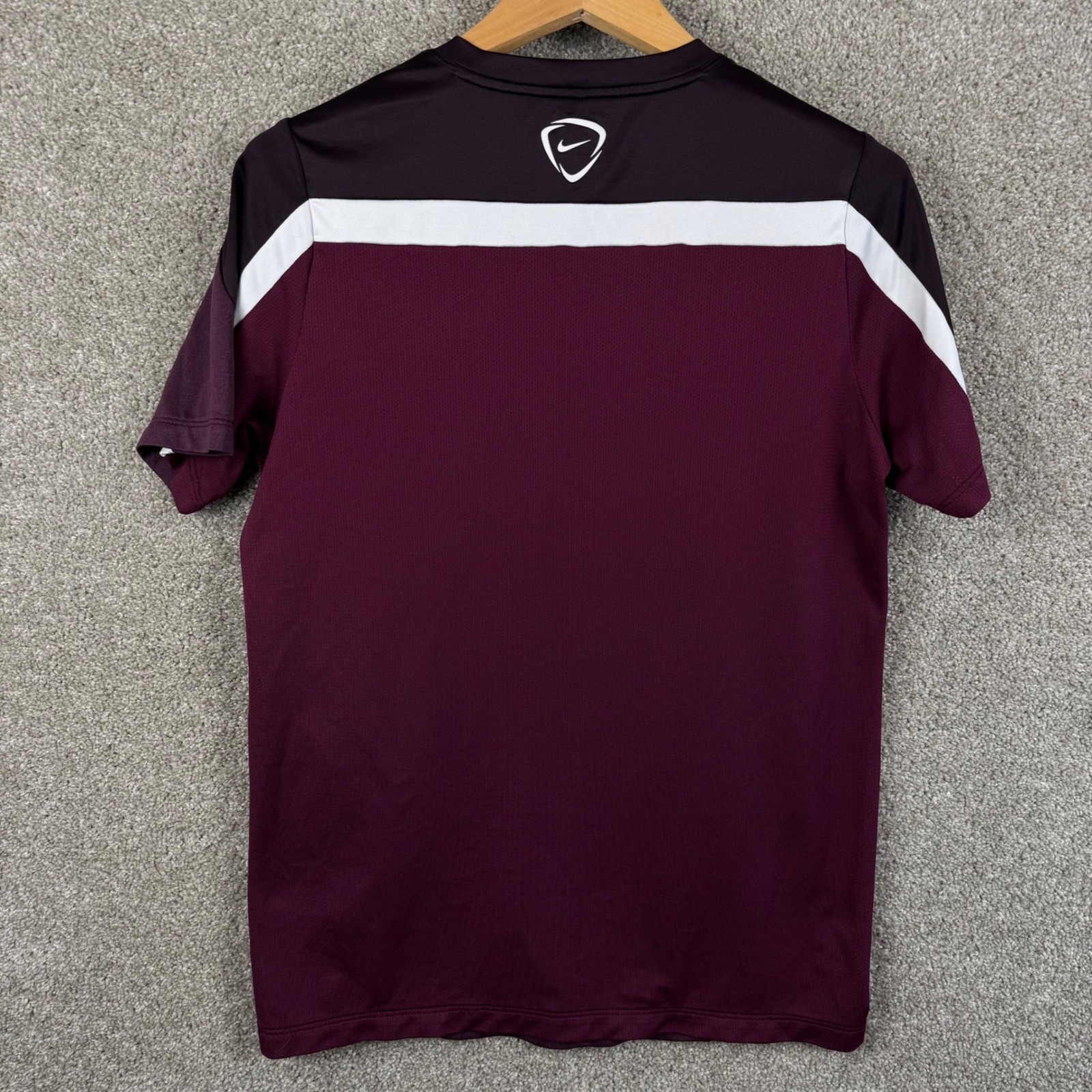 Nike Dri-FIT England Football Training Jersey Maroon Burgundy Men's Large
