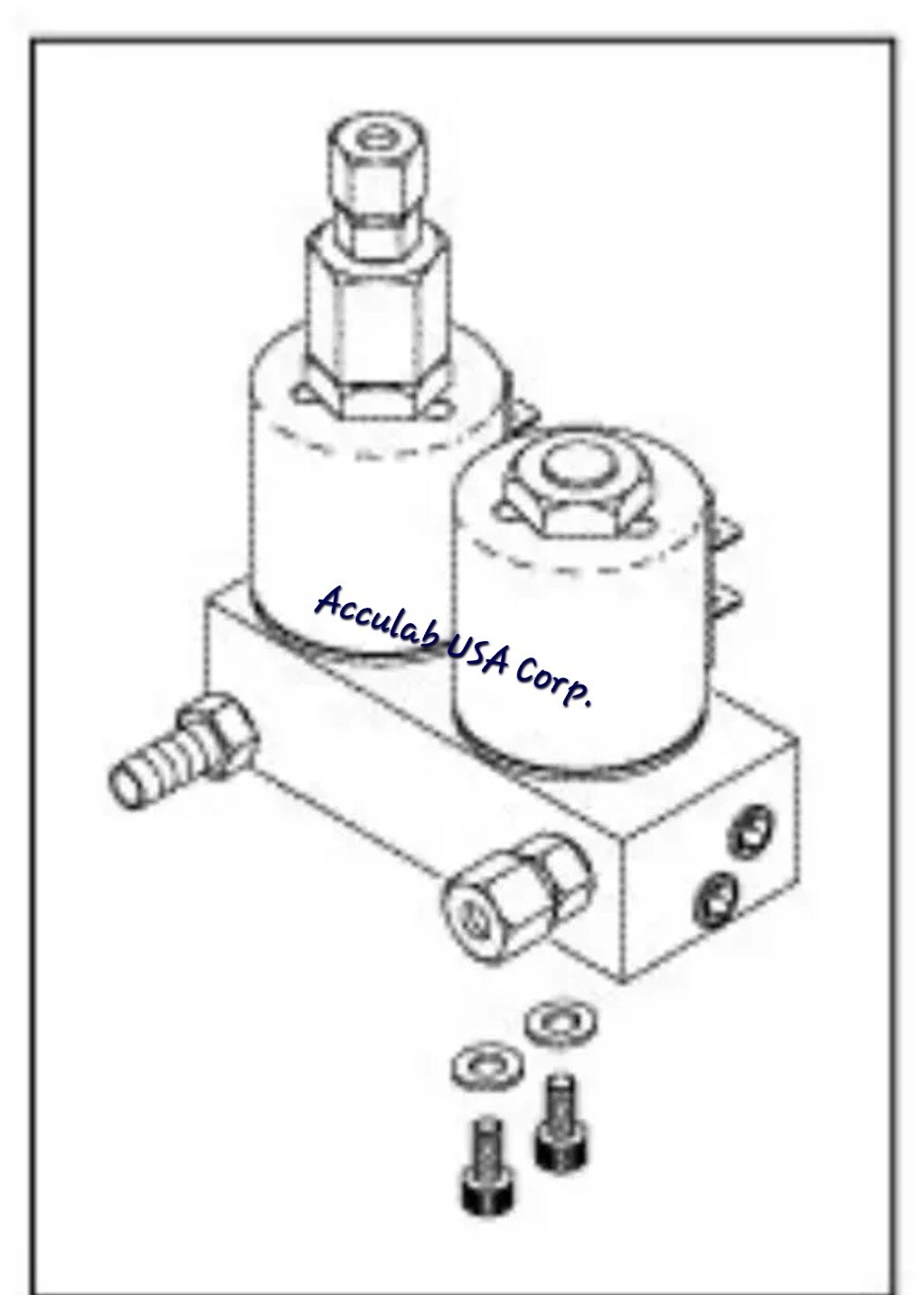 New! FILL/VENT VALVE ASSEMBLY for AUTOCLAVES MIDMARK m9/m11 RPI # MIA137