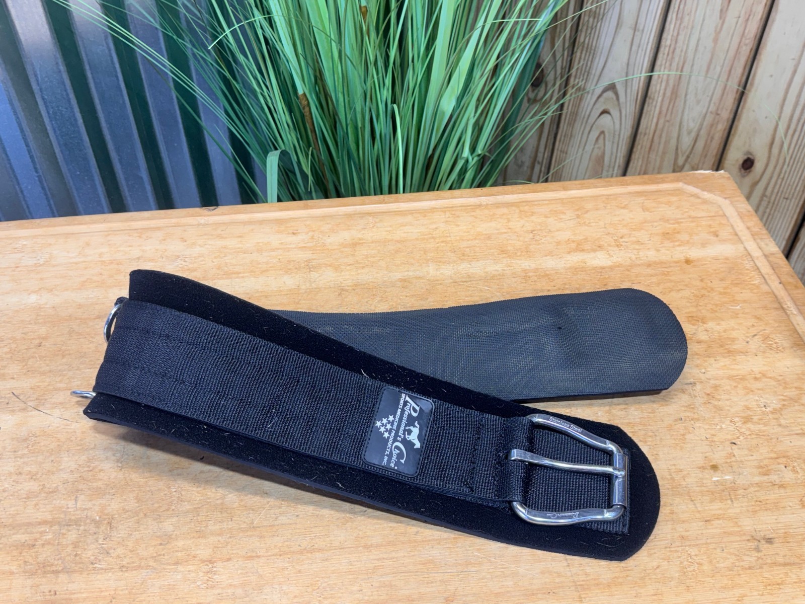 PROFESSIONAL'S CHOICE Black Neoprene Western Horse Saddle Cinch Girth ~36"