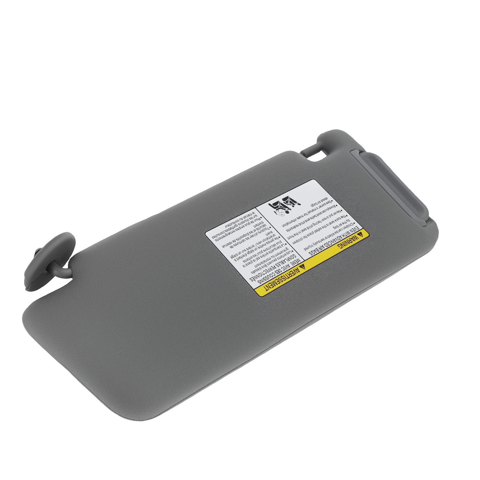 Pair Gray Sun visor w/ Light for Toyota Tacoma 2005-2015 LH RH 7432004210B0