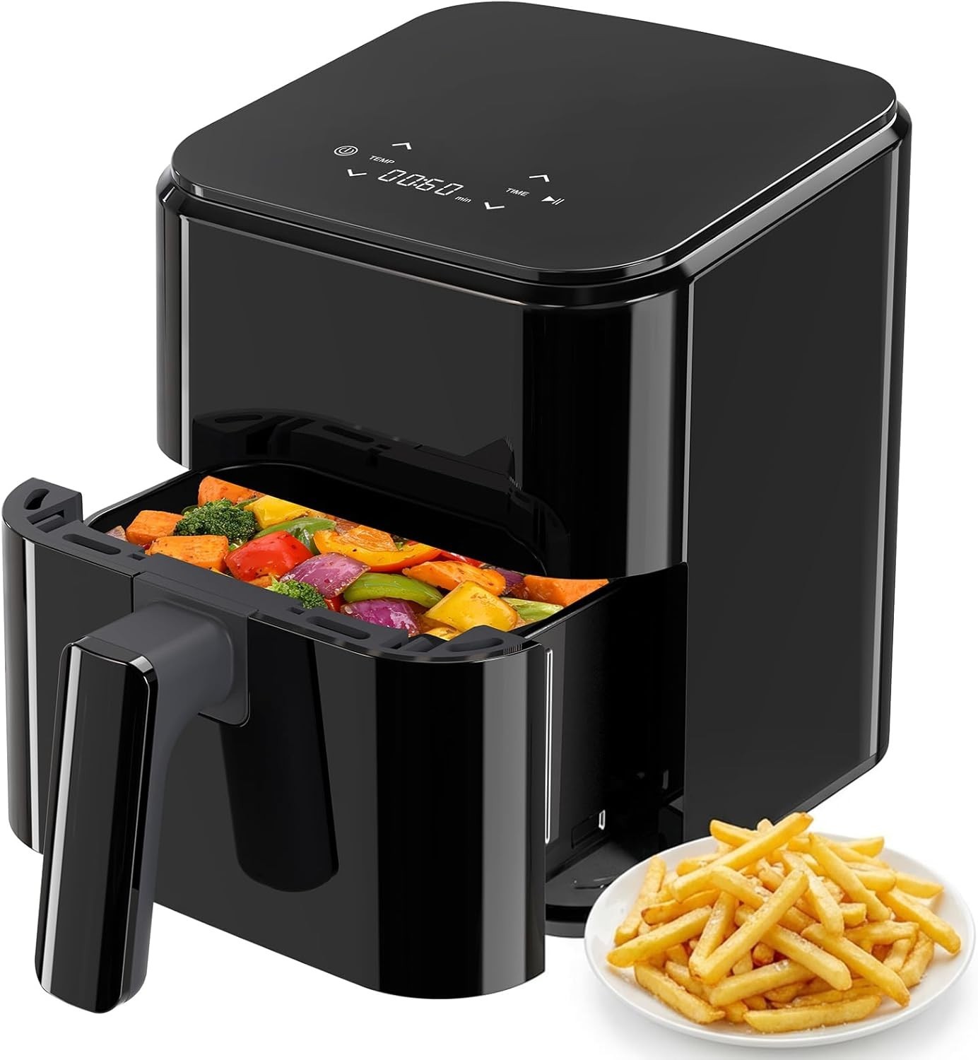 Home Eastwest 3QT Air Fryer,Small Air Fryer w/Digital PP Touch Panel,160℉- 400℉