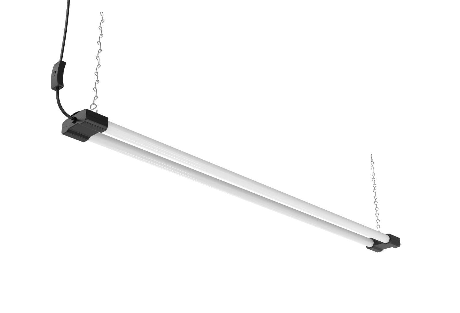 4 FT Linkable LED Shop Light 40W 5000K Bright Daylight 4000 Lumens Inline Switch