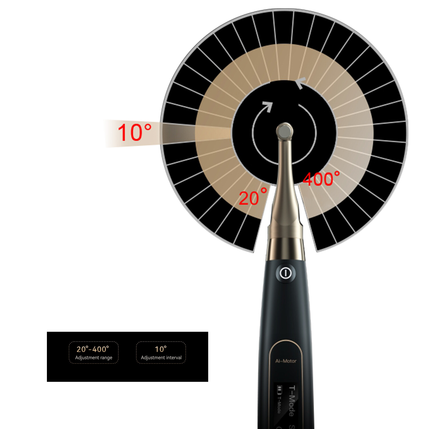 Woodpecker Ai-Motor Dental Endo Motor w/ Apex Locator 2500rpm By Yoshi Terauchi