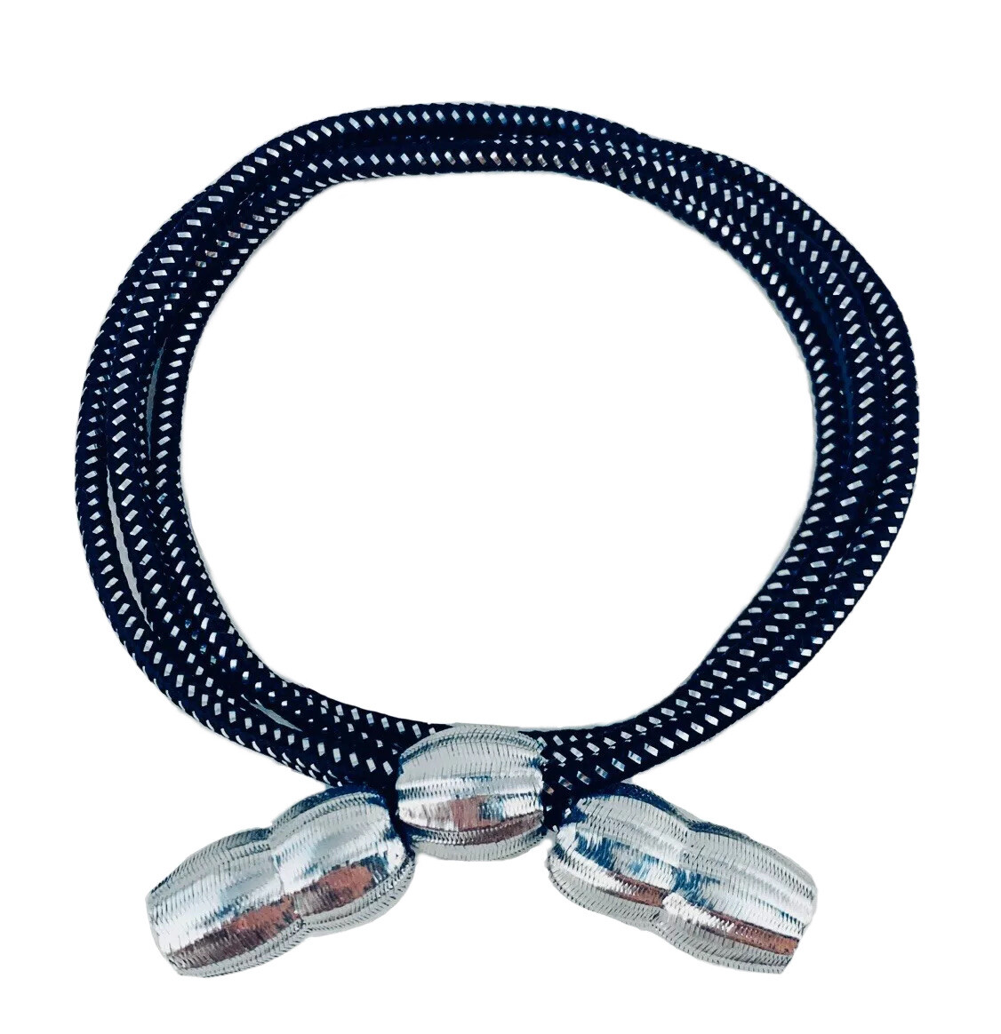 🌟State Trooper, Army Warrant Officer, Silver Black Acorn Campaign Cord Hat Band