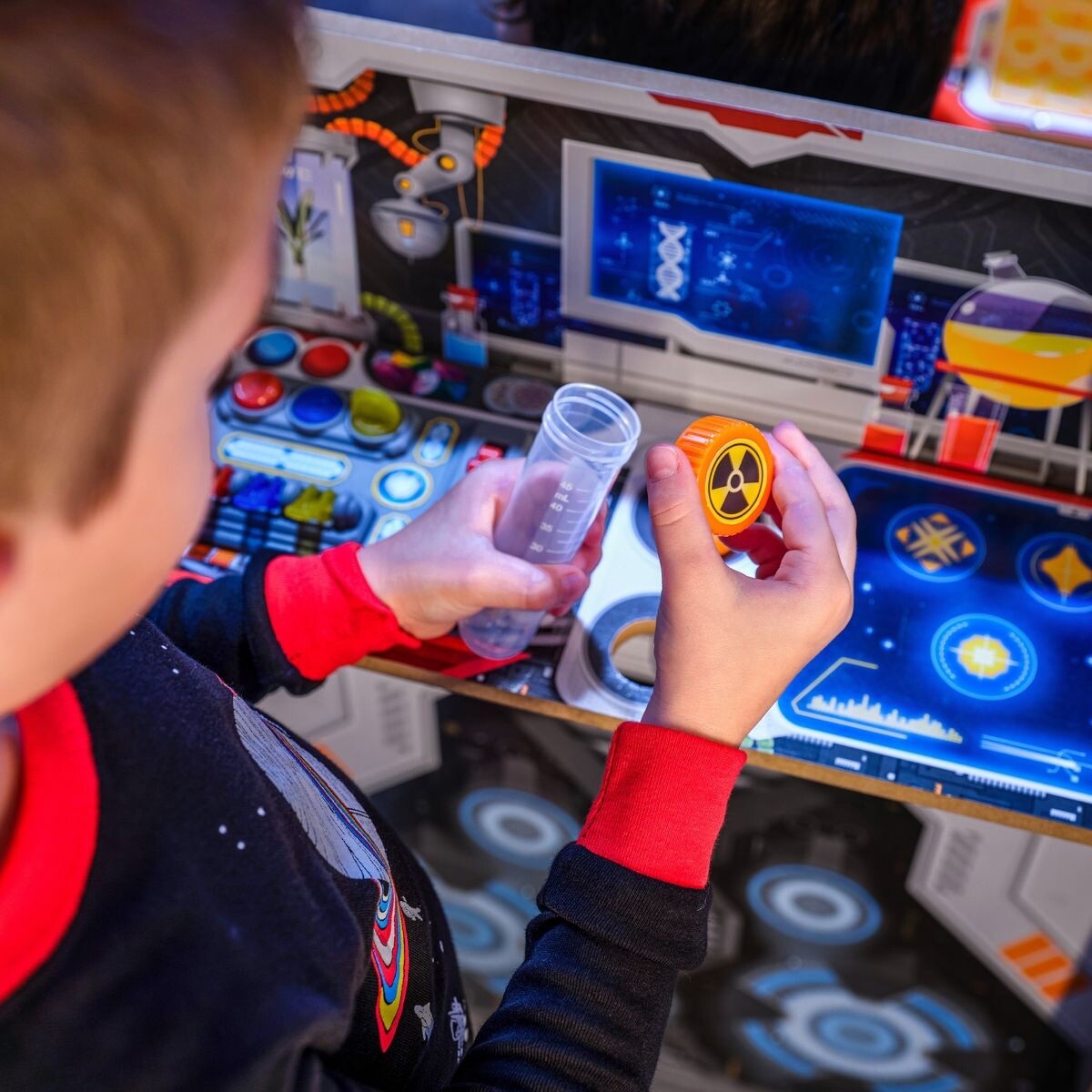 KidKraft Ultimate Spaceship Wooden Pretend Play Set with Lights Sounds