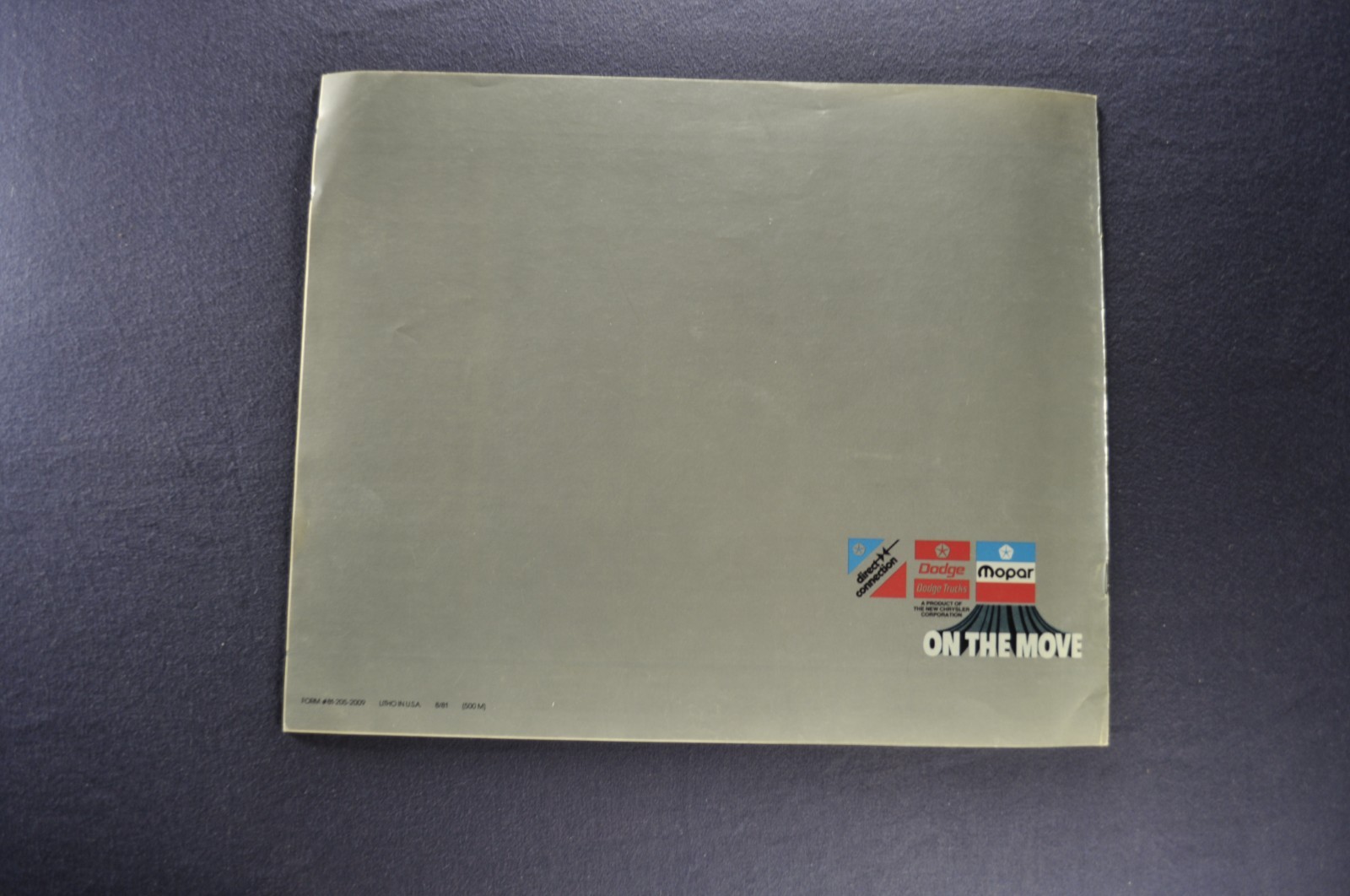 1982 Dodge Accessories Brochure 400 Aries Wagon Omni 024 Charger Ram Pickup Van