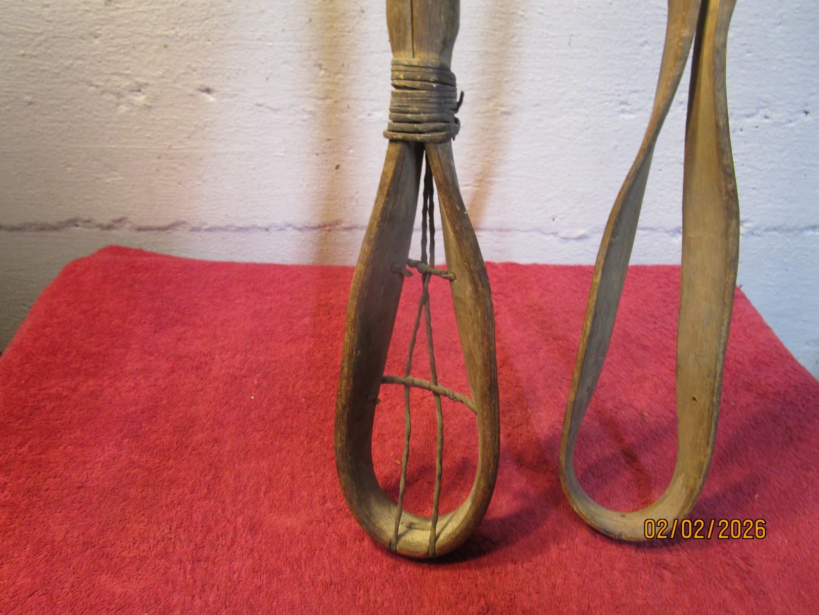 Antique Native American? Lacrosse Stick Ball Sticks Bentwood