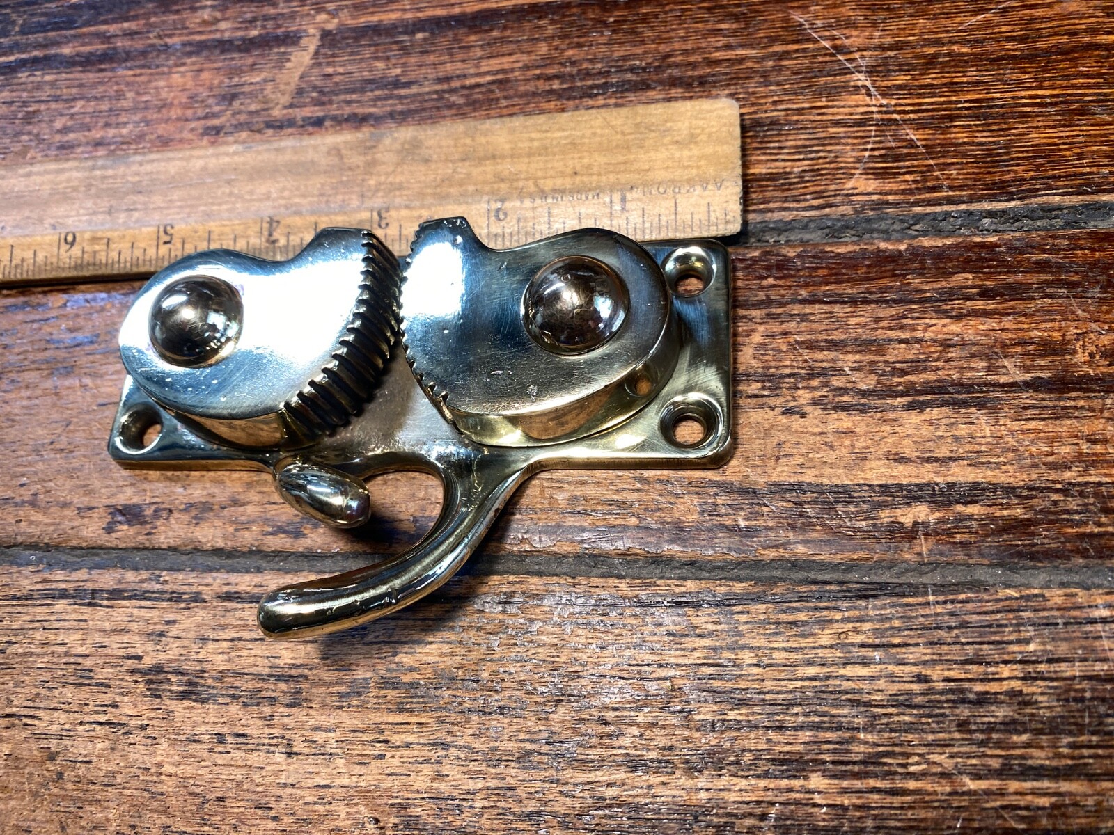 NEW OLD STOCK, VINTAGE BRONZE CAM CLEAT 5" WITH FAIRLEAD