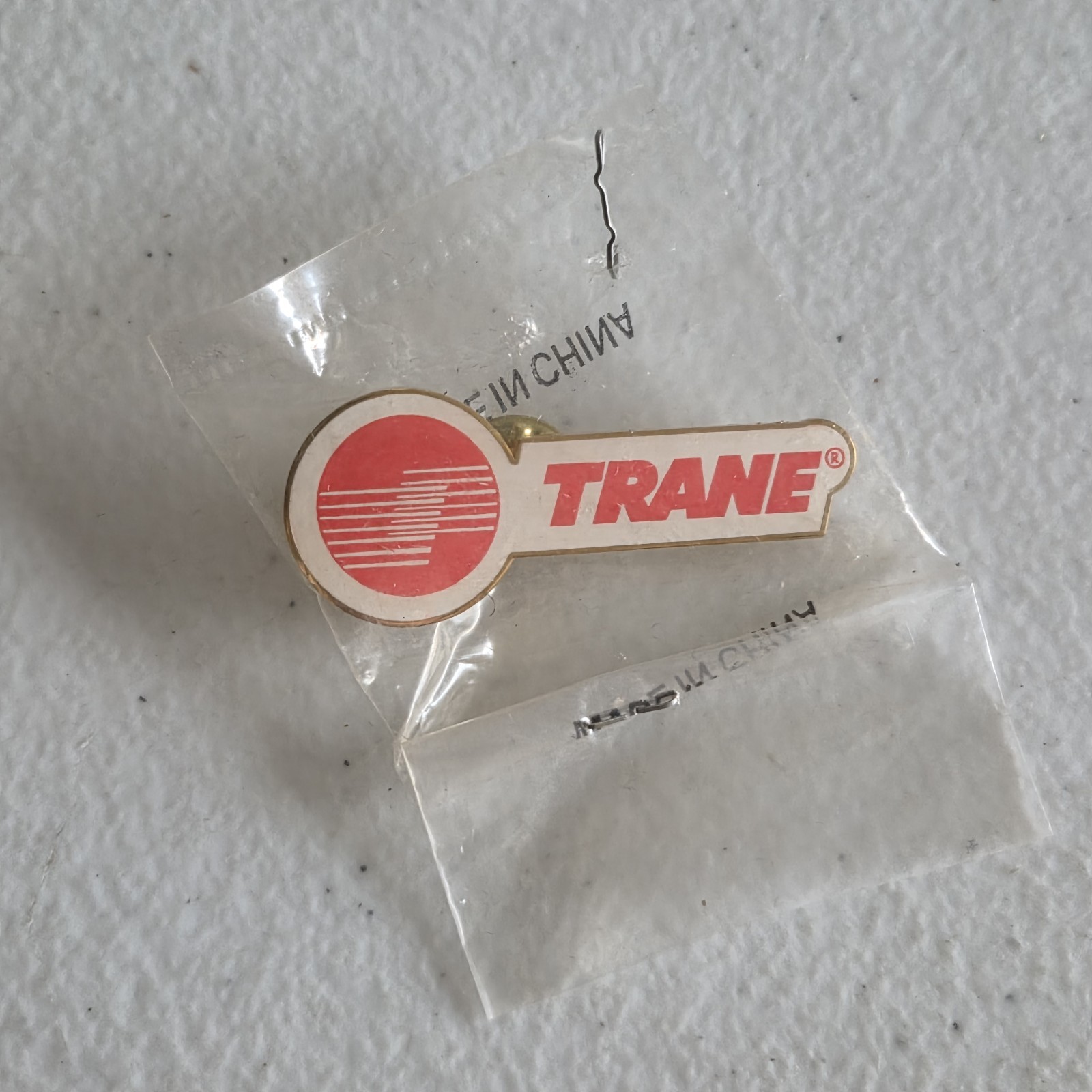 VINTAGE TRANE HVAC MANUFACTURING LAPEL PIN mt1