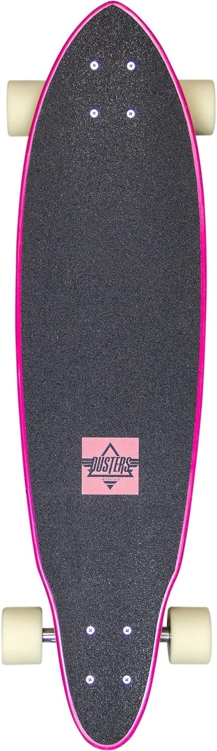 Dusters Culture Pink/Yellow 8.5" x 33.0" Longboard Cruiser Skateboard Complete