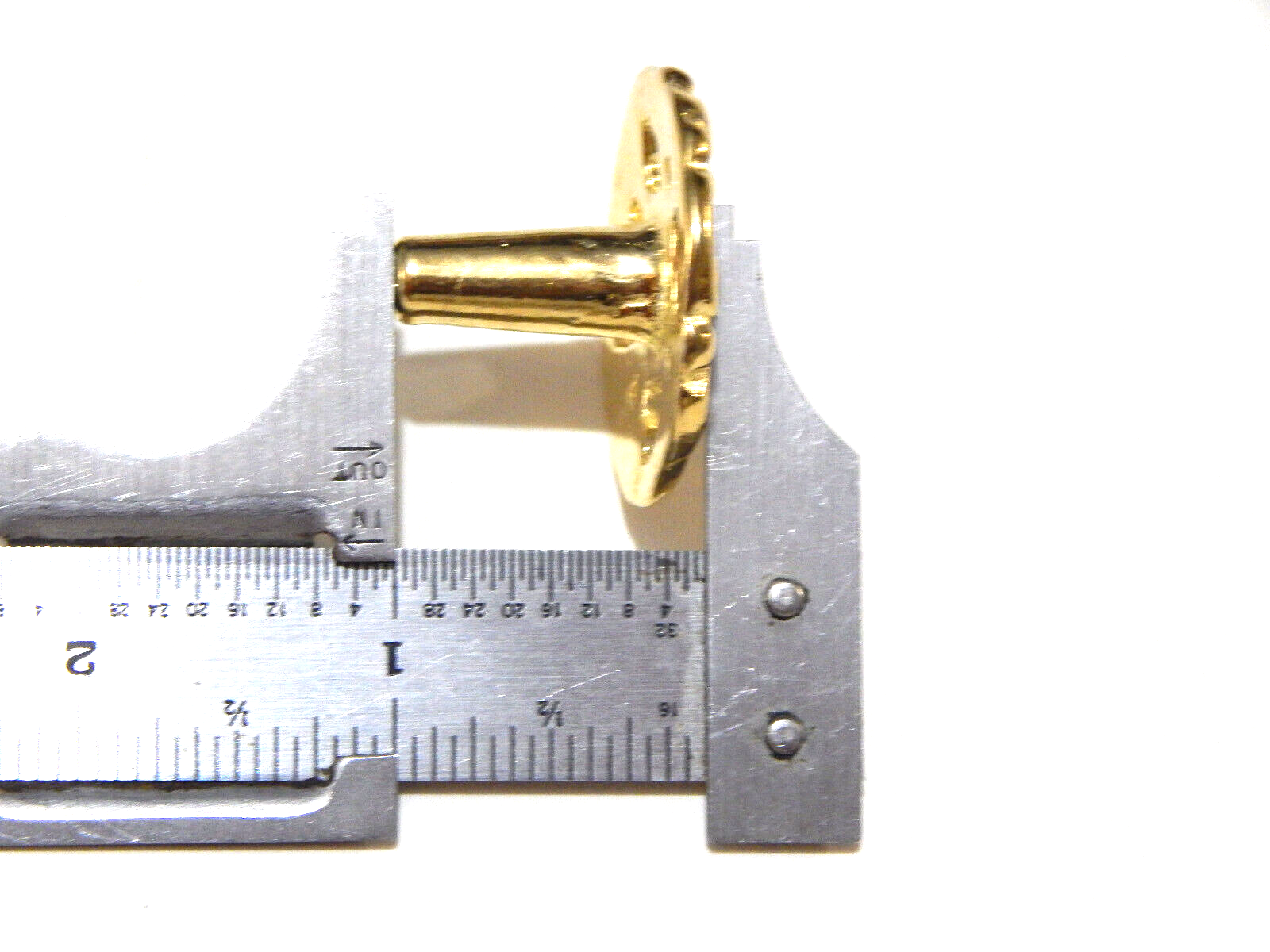 Victorian Furniture Dresser Knob Floral Cast Brass