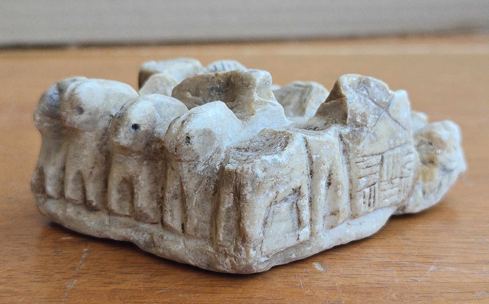 Antique Andean Carved Stone Illa Talisman Amulet Pre-Columbian Peru Andes