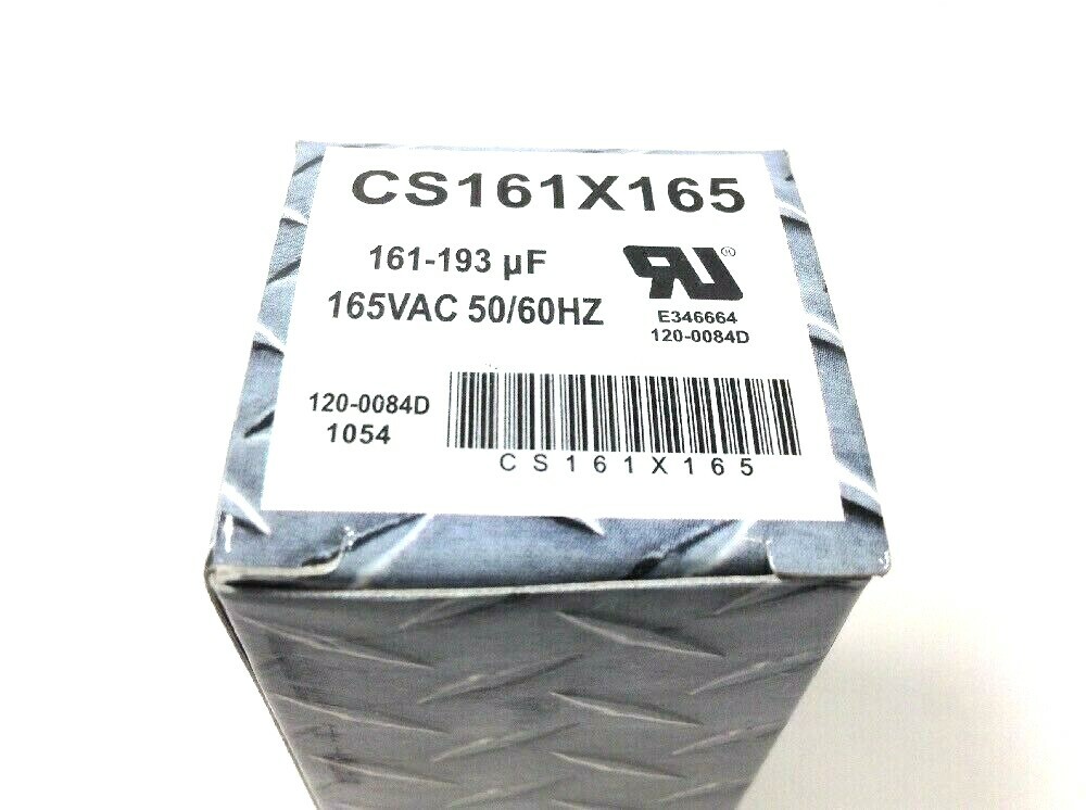 161X165 MFD HEAVY-DUTY Motor Start Capacitor 165 VAC 50/60HZ FAST CS161X165