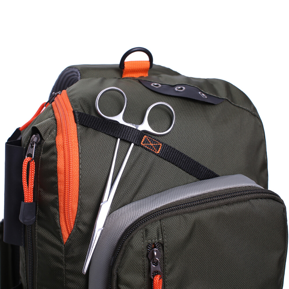 KyleBooker Fly Fishing Sling Bag With Fly Patch Sling Back Pack Outdoorsports