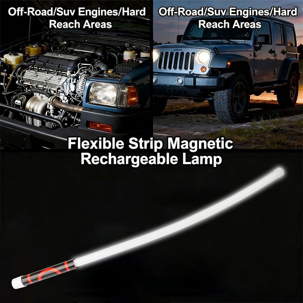 LED Flashlight Sticks Bendable for Inspections Automotive Tight Spaces US