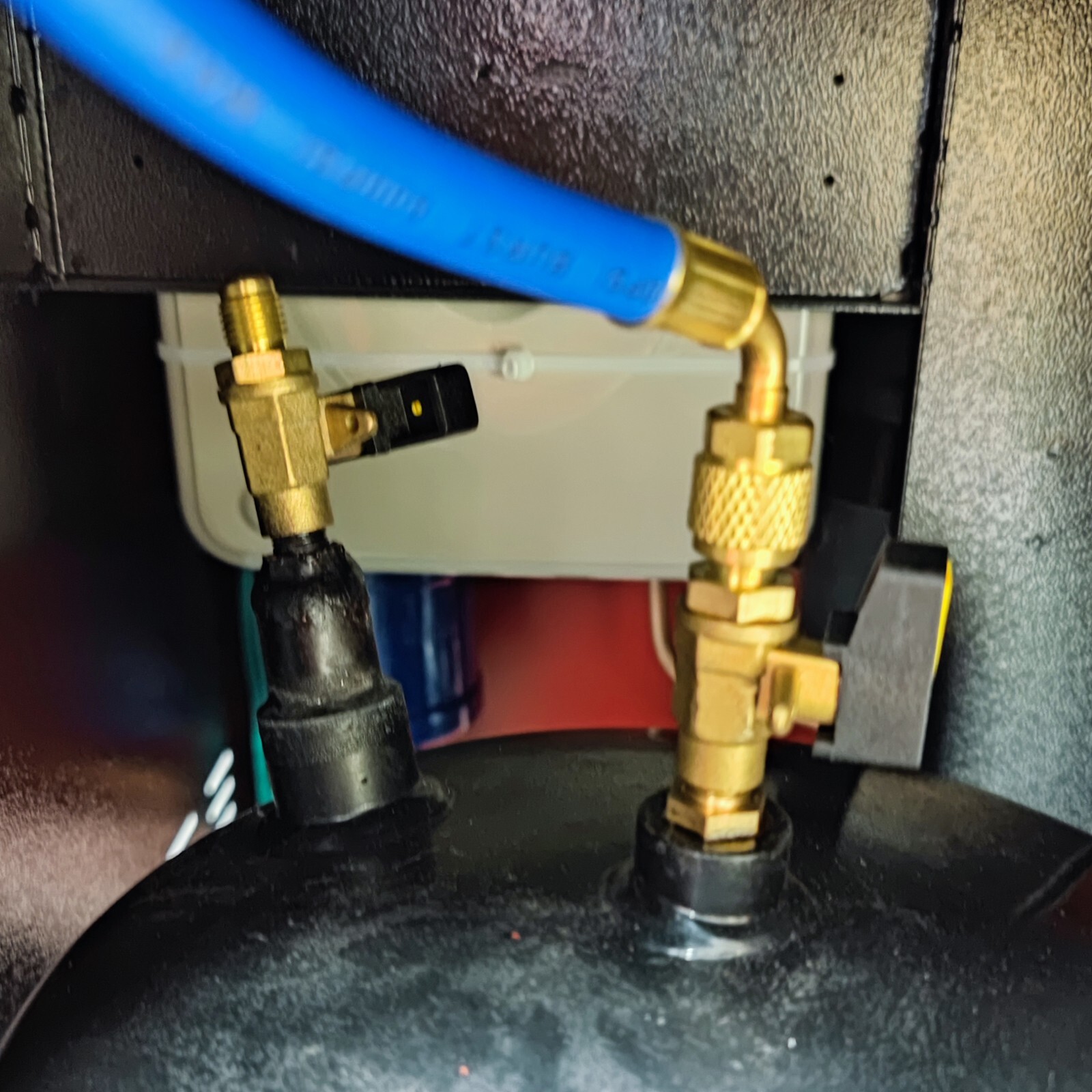 110V Car A/C Refrigerant Filling Machine Fault Detection Automatic Oil Filling