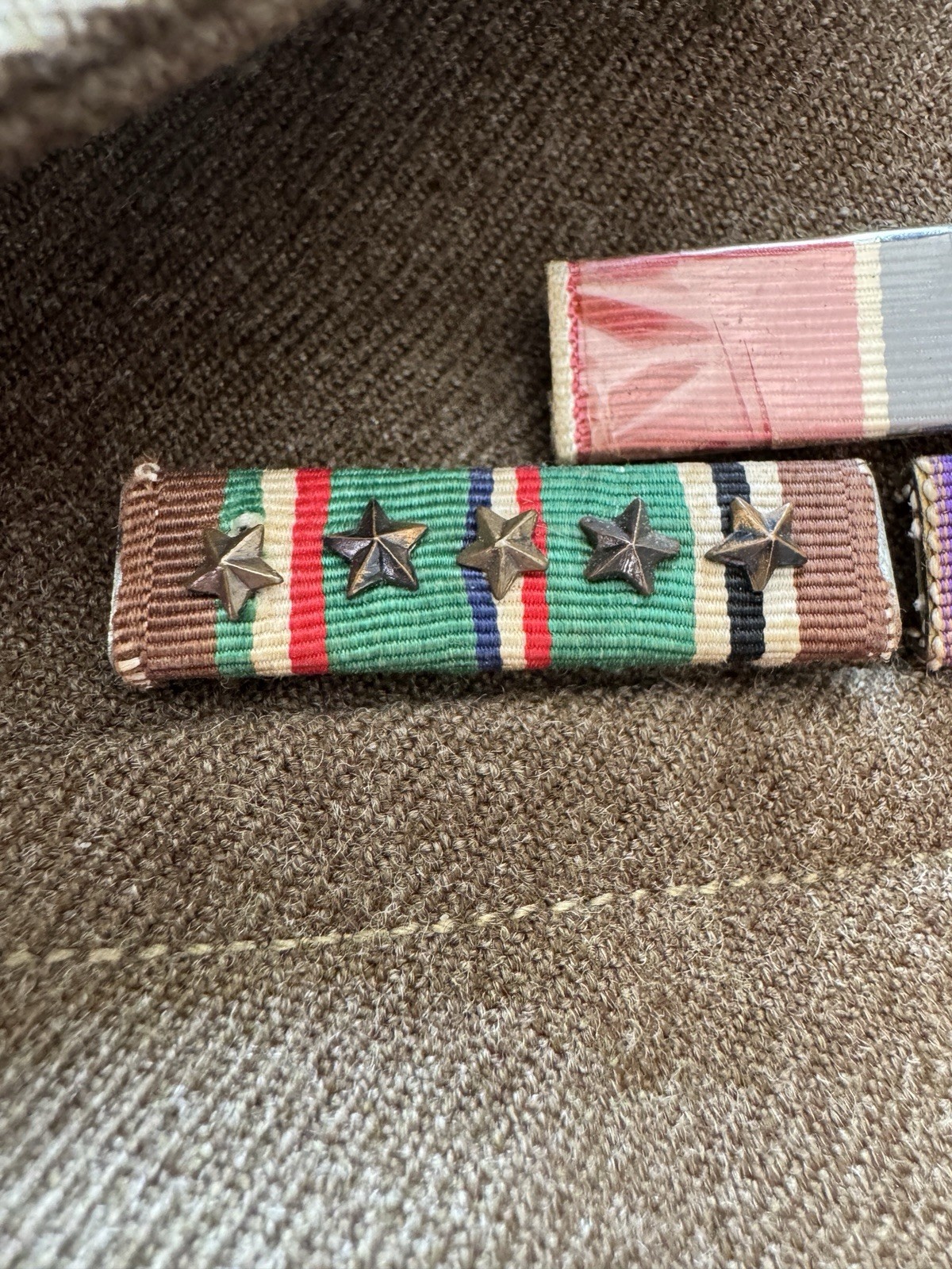 WWII ADSEC Army HQ Patched Ike Jacket W/Awards And Name ID