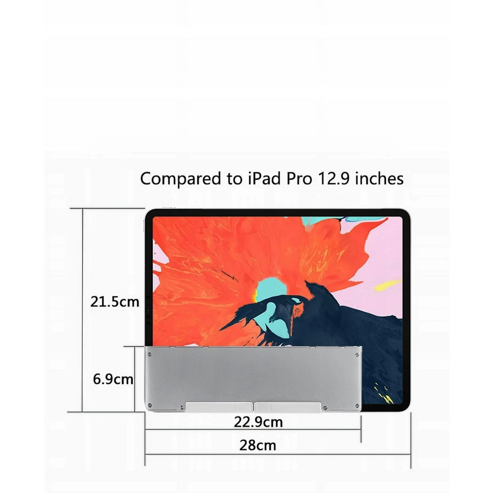 Mini Foldable Aluminum Bluetooth Keyboard for iPad Air Pro iPhone Android Phone